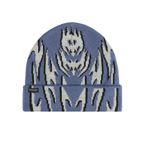 BRONZE 56K TRIBAL SPORT BEANIE BLUE