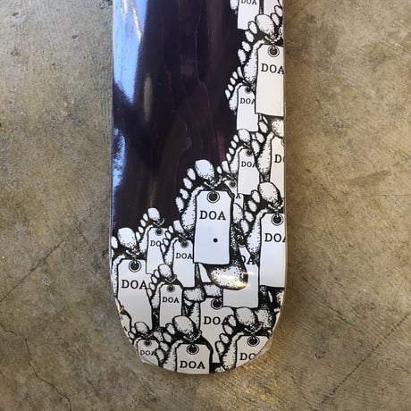 D.O.A toetag 2 team deck 8.25inch(purple wood