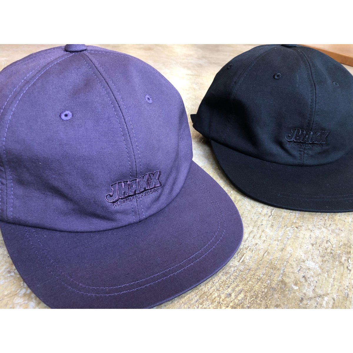JHAKX HEMP HAT - SMOKE × PURPLE JHAKX 