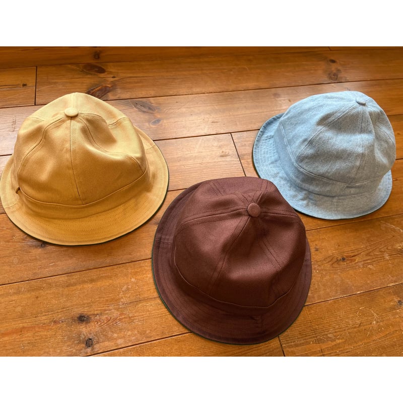 帽子 JHAKX COTTON BUCKET HAT  BROWN JHAKX 