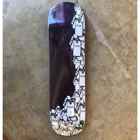 D.O.A toetag 2 team deck 8.25inch(purple wood