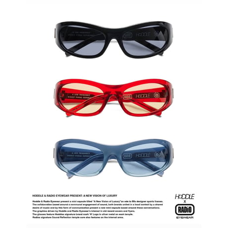 RADIO EYE WEAR "Prestigio" - Hoddle X Radio Eyewear　Red