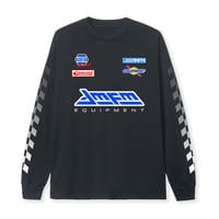 am-fm TRACKER L/S TEE - BLACK