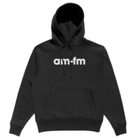 AMFM "EMBROIDERED OG LOGO HOODIE" - BLACK