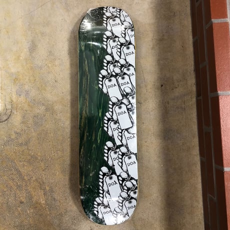 D.OA  toetag team deck  8.25inch (green wood)