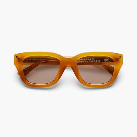 RADIO EYEWEAR "Dupe" - Crumpler x Radio Eyewear Apricot / Brown Polarised