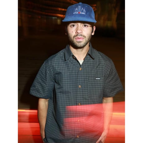 THEORIES AVIGNON Flannel Button Up Azure Blue