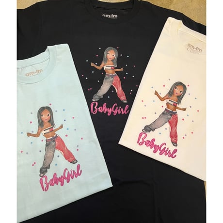 AMFM "Baby Girl" T-shirts Baby Blue