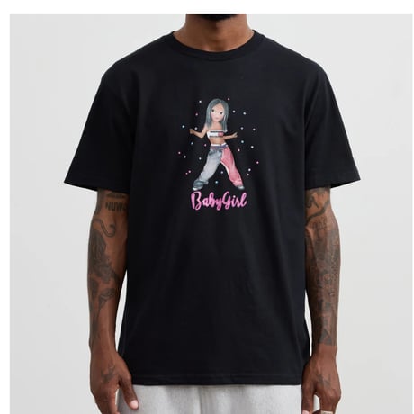 AMFM "Baby Girl" T-shirts Black