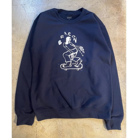 BEACON Crew Neck "Navy" By Jeff Cheung