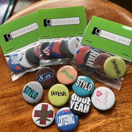 GENESIS "Button Pack" 1 pack 5個入り
