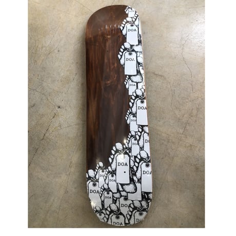 D.O.A toetag 2 team deck 8.25inch(Brown wood