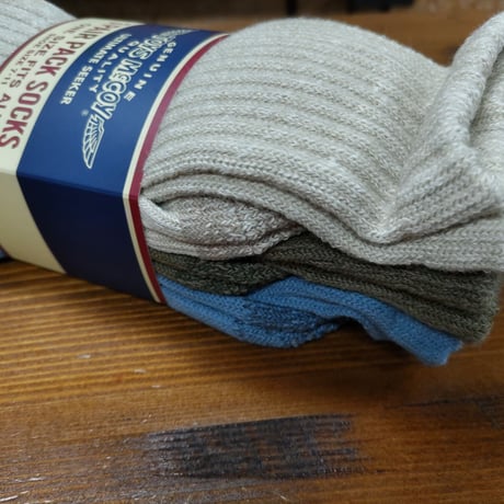 トイズマッコイ　TOYS McCOY　3-PACK BOOTS SOCKS　TMA2209
