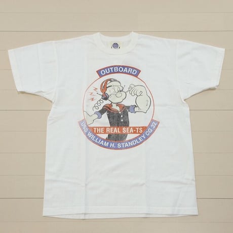 トイズマッコイ  Tシャツ　TOYS McCOY MILITARY TEE POPEYE "CG-32"  TMC2038