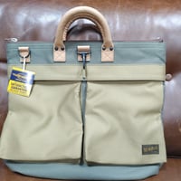 トイズマッコイ　TOYS McCOY　HELMET BAG GROSGLAIN OLIVE/KHAKI　TMA2024 (161)