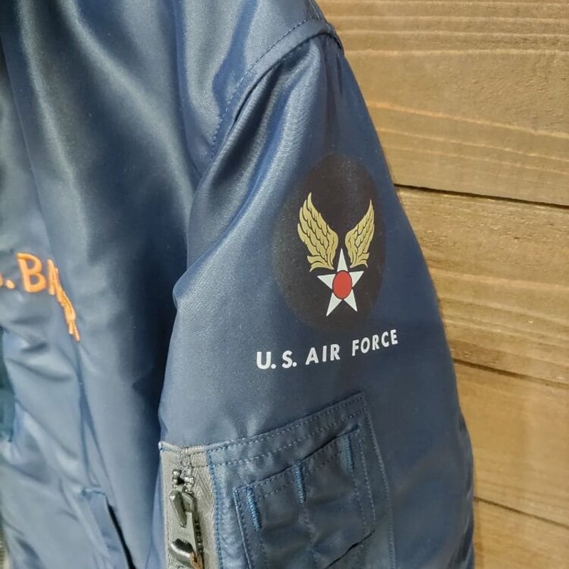 U.S.AIR FORCE フライトジャケット  レザージャケット マッコイジップボタンジップアップ