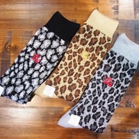RJB  LEOPARD PATTERN SOCKS　SX113