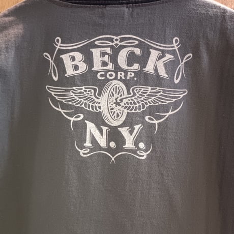TOYS McCOY JOHNNY RINGER TEE " BECK CORP. " 	TMC2433 ブラック/Lサイズ