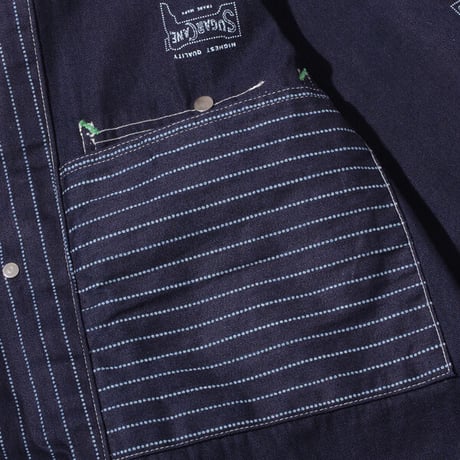 SUGAR CANE　シュガーケーン　9oz. WABASH STRIPE WORK COAT　SC14372　40(L)