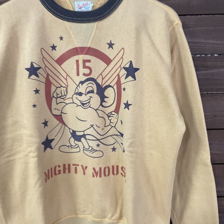 トイズマッコイ MILITARY SWEAT SHIRT "MIGHTY MOUSE" TMC2146