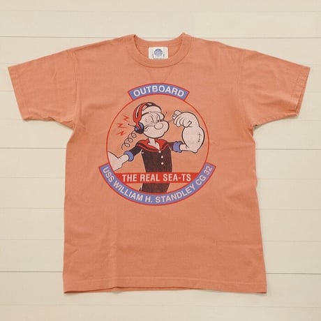 トイズマッコイ  Tシャツ　TOYS McCOY MILITARY TEE POPEYE "CG-32"  TMC2038