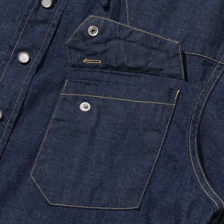 SC28190　SUGAR CANE　シュガーケーン　BLUE DENIM WESTERN SHIRT