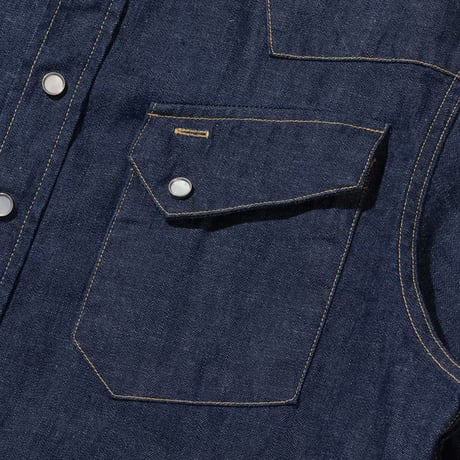 SC28190　SUGAR CANE　シュガーケーン　BLUE DENIM WESTERN SHIRT