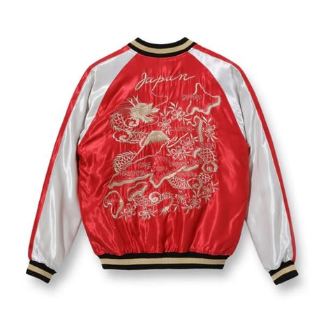 テーラー東洋 アセテートスーベニアジャケット “DRAGON HEAD” × “JAPAN MAP” TT15273-119