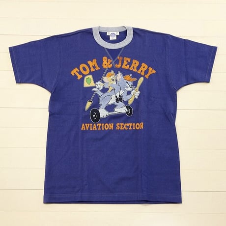 トイズマッコイ TOYS McCOY トム＆ジェリー  MILITARY TEE TOM & JERRY "AVIATION SECTION" TMC2015
