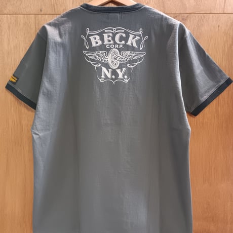 TOYS McCOY JOHNNY RINGER TEE " BECK CORP. " 	TMC2433 ブラック/Lサイズ