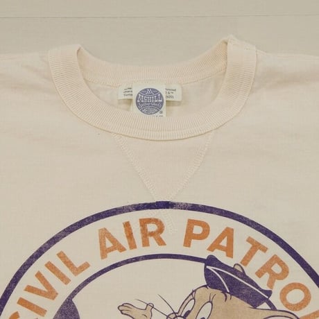 トイズマッコイ TOYS McCOY 半袖 Tシャツ トム＆ジェリー MILITARY TEE TOM & JERRY "CIVIL AIR PATROL" TMC2013