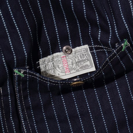SUGAR CANE　シュガーケーン　9oz. WABASH STRIPE WORK COAT　SC14372　40(L)