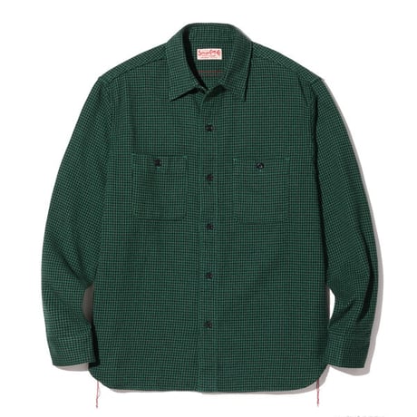 SUGAR CANE シュガーケーン TWILL CHECK WORK SHIRT ツイルチェックワークシャツ　SC28953
