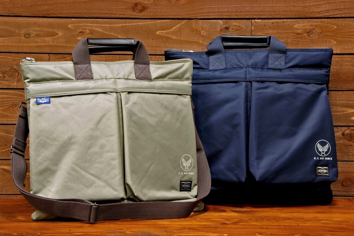BUZZ RICKSON'S x PORTER 2WAY HELMET BAG BR02530 BUZZ RICKSON'S x PORTER 2WAY HELMET BAG BR02530