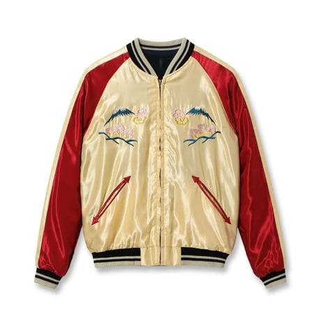 テーラー東洋　TT15877-219 / Early 1950s Style Acetate Souvenir Jacket “USS PRINCETON” × “MAIKO”