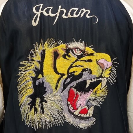 テーラー東洋　TT15053-119 Early 1950s Style Acetate Souvenir Jacket “TIGER HEAD” × “DRAGON” (AGING MODEL)
