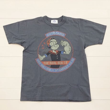 トイズマッコイ  Tシャツ　TOYS McCOY MILITARY TEE POPEYE "CG-32"  TMC2038