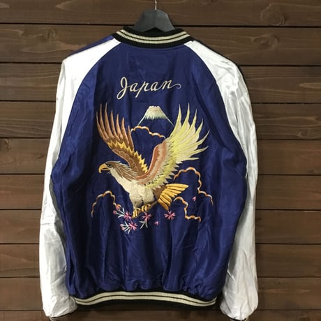 テーラー東洋　スカジャン　“ROARING TIGERxEAGLE” TT15173　125ブルー