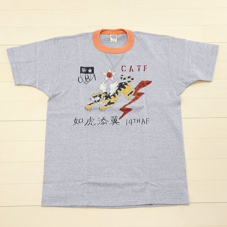 トイズマッコイ　TOYS McCOY　MILITARY TEE SHIRT “14TH AF FLYING TIGERS” 　TMC2029