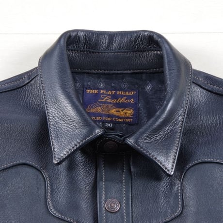 フラットヘッド　DEER SKIN SHIRT　FSD-32KB