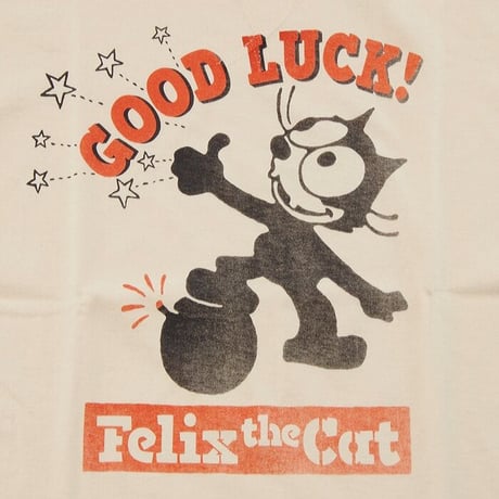 トイズマッコイ Ｔシャツ TOYS McCOY ミリタリーTシャツ FELIX THE CAT"GOOD LUCK!"   TMC2001