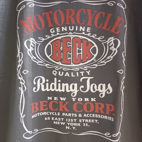 TOYS McCOY JOHNNY RINGER TEE " BECK CORP. " 	TMC2433 ブラック/Lサイズ