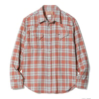 シュガーケーン　SC29687  WASHER HERRINGBONE CHECK WESTERN SHIRT