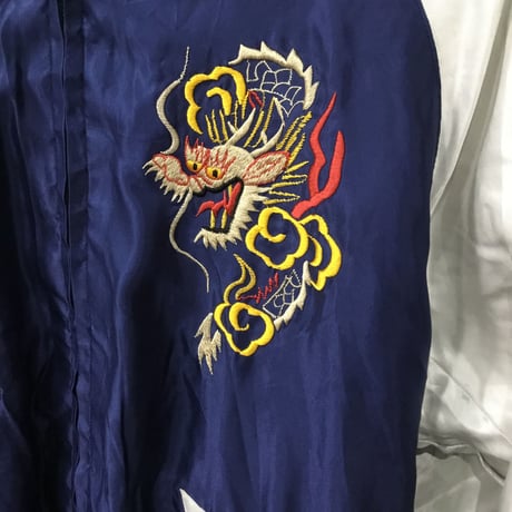 テーラー東洋　スカジャン　“ROARING TIGERxEAGLE” TT15173　125ブルー