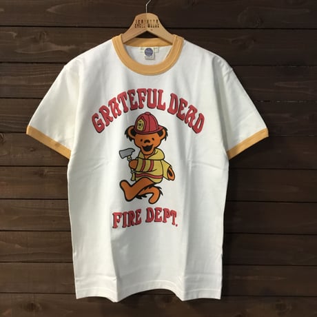 トイズマッコイ　TOYS McCOY　半袖 Tシャツ GRATEFUL DEAD TEE " FIRE DEPT. BEAR " TMC2317