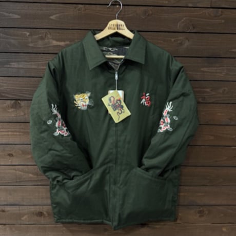 テーラー東洋 ベトジャンリバーシブル コットンツイル リップストップ 145GRN　  XL　TT15800