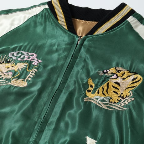 テーラー東洋 アセテートスーベニアジャケット “DRAGON & TIGER” × “EAGLE” TT15542-137　Mサイズ