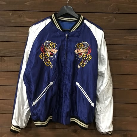 テーラー東洋　スカジャン　“ROARING TIGERxEAGLE” TT15173　125ブルー