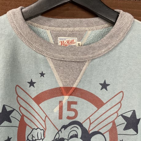 トイズマッコイ MILITARY SWEAT SHIRT "MIGHTY MOUSE" TMC2146