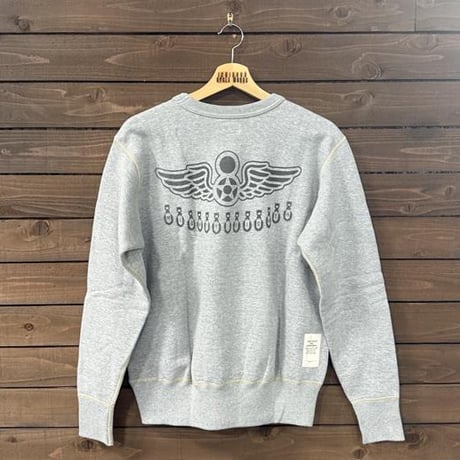 TOYS McCOY  ミリタリースウェットシャツ 8AF SUGAR BLUES　L/XL